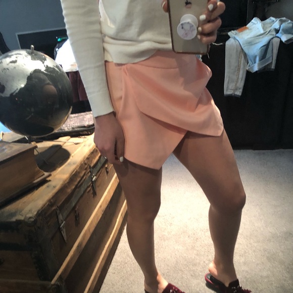 Asymmetric wrap skort - Picture 2 of 6